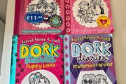 4 Dork Diaries books