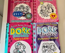 4 Dork Diaries books