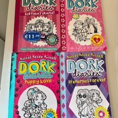 4 Dork Diaries books