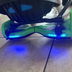 Hovertrax Hoverboard with Go-Kart Attachment.