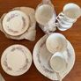 Vintage Mid-Century 1960's Paragon "Rose Ballet"Fine Bone China Afternoon Tea Set Image 3