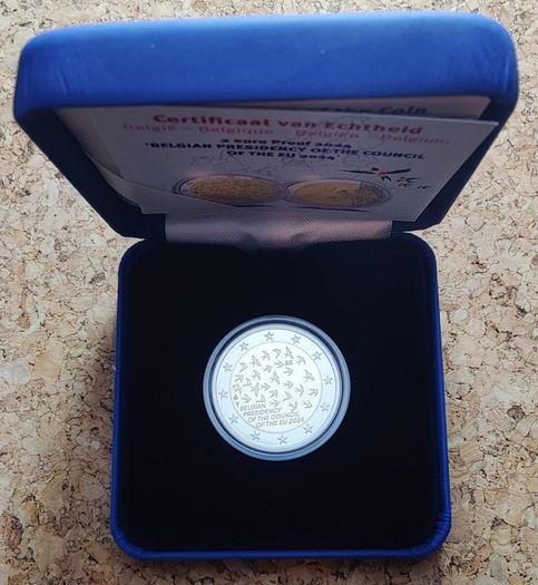 Belgium 2 Euro Base Metals Proof Coin 2024 - EU Presidency