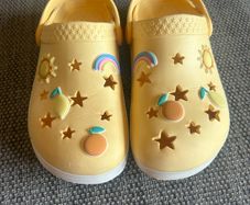UK 13 yellow clogs