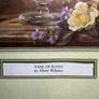 Vintage Framed Albert Williams Print "Vase of Roses" Floral Still Life. Image 5