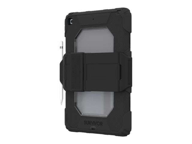 Griffin Technology Survivor All-Terrain Rugged Case for iPad 10.2 Gen 7 and 8 (Black)