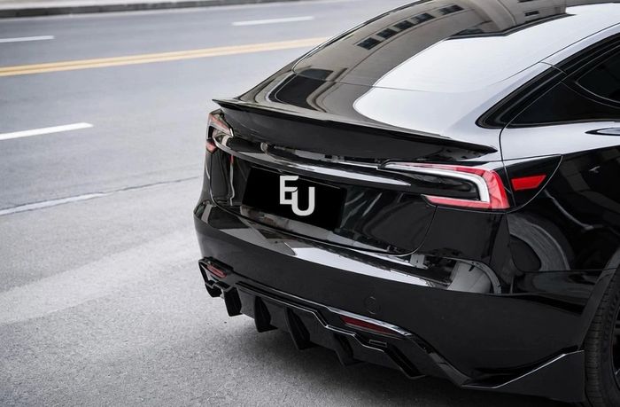 Body Kit For Tesla Model 3 Facelift Bodykit Front Splitter Rear Diffuser 2023+