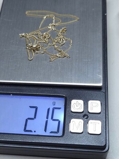 Vintage 9ct Gold Fine Curb Chain Fully Hallmarked Birmingham 60cm