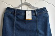 H&amp;M Dark Blue Denim Mini Skirt