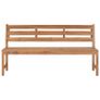 Garden Bench 170 cm Solid Teak Wood Image 2