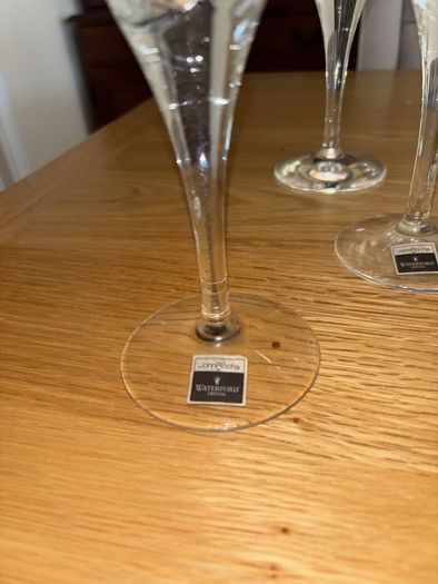 John Rocha Signature Waterford Crystal Set of 6 White Wine Glasses
