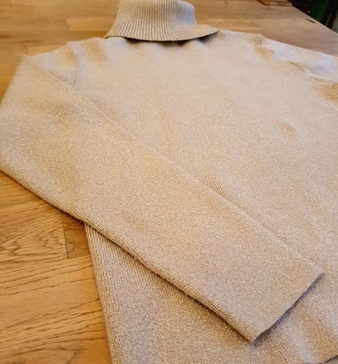 Zara Gorgeous Gold Knit Girl's Jumper Age 10 Yr