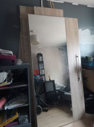 Big wardrobe with sliding doors