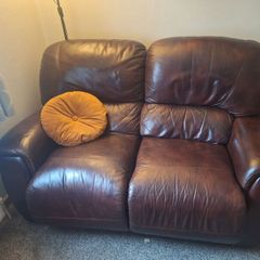 Recliner couch and armchair for sale