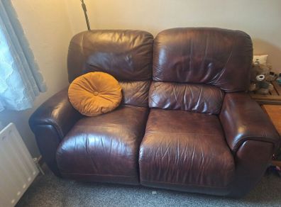 Recliner couch and armchair for sale