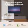 Floating TV Stand Unit with RGB LED Light - 160CM Wall Mounted TV Cabinet with Upgraded Storage & Rounded Edges, Modern TV Media Console for 55-65 Inch TVs Image 4
