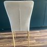 4 Beige Upholstered Dining Chairs Image 4