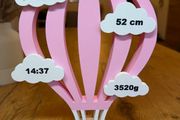 Personalized Birth Announcement Hot Air Balloon