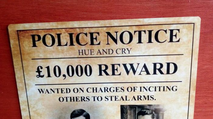 Michael Collins 1920s Public Reward Notice Poster Ireland