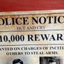 Michael Collins 1920s Public Reward Notice Poster Ireland Image 2