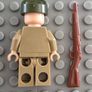 Lego compatible, military figures, soviet russian infantry. 15 figures plus rifles. Image 2