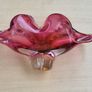 Czech Art Glass Bowl by Josef Hospodka, Chribska Glasswork, 1960 Image 10