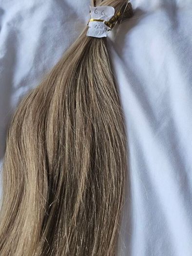 Hair extensions dark blond
