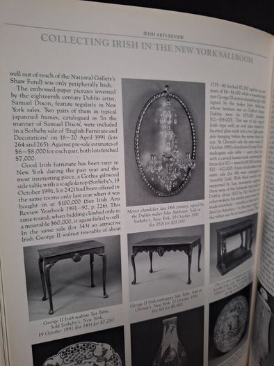 SALE!  Irish Arts Review Yearbook 1993