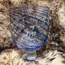 Pasabahce Art blue-spiral-handblown-glass-pedestal Image 5