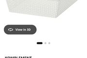 Ikea Komplement Metal Basket