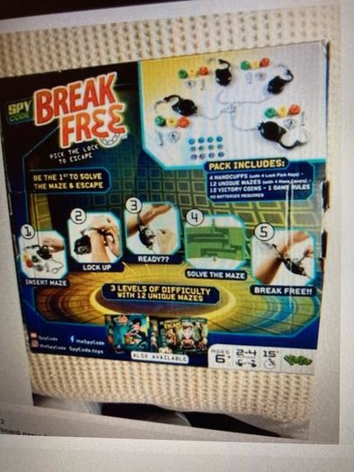 Break Free Board Game. As New (2/4 Players  6 yr up
