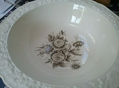 Crown Ducal "Florentine Rose" Serving bowl