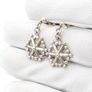 Sterling Silver Bead Design Drop Earrings Image 5
