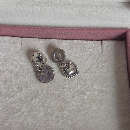 Pandora  my special sister hearts dangle charm