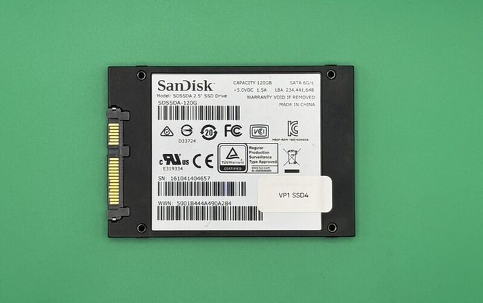 Selection of 2.5inch SATA 120GB SSDs