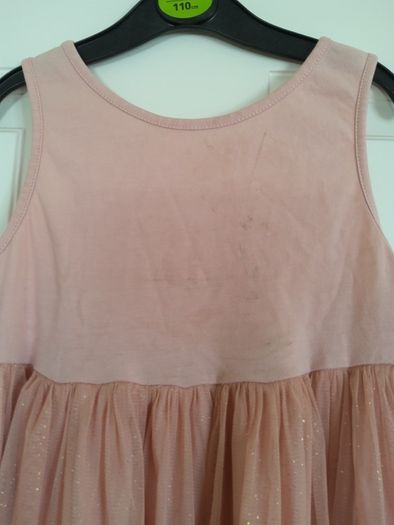 Girl's Next 2 Piece Peach Party Dress Age 6 Years