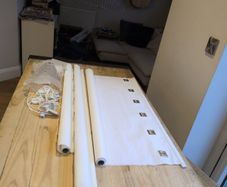 roller blinds - 120cm width and two at 90cm width