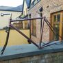 Track bike frame with fork 49 Cm Image 2