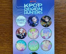 K-POP Demon Hunters Mystery Button Pack (Netflix)