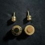 strap lock guitar system gold electric guitar parts accessories Image 4