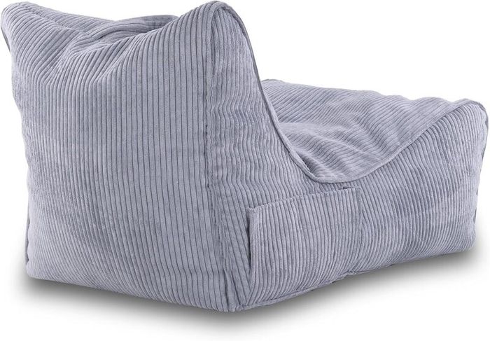 Bean Bag Corduroy Bean Bag Chair with Handle & Pocket  Modern Soft Seating