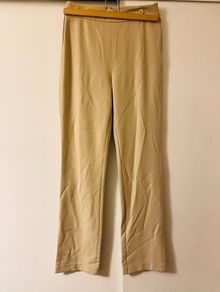 Marciano Beige Tailored Trousers High Waist Straight Leg EU42 UK10