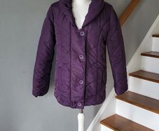 Jane Austin purple quilted jacket, Size 12