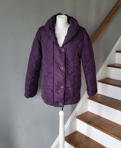Jane Austin purple quilted jacket, Size 12