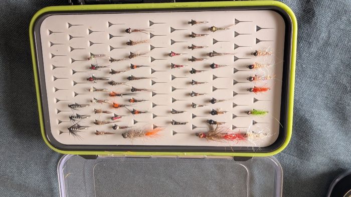 600 Flies in 8 fly boxes