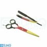 Hairdressing Barber Shear 5.5" Cut Throat Razor Wet Shaving Razor Knife Incl.10 Half Blades Image 3