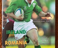 Very Rare - 1998 Ireland v Romania - European Qualifying Tournament Programme