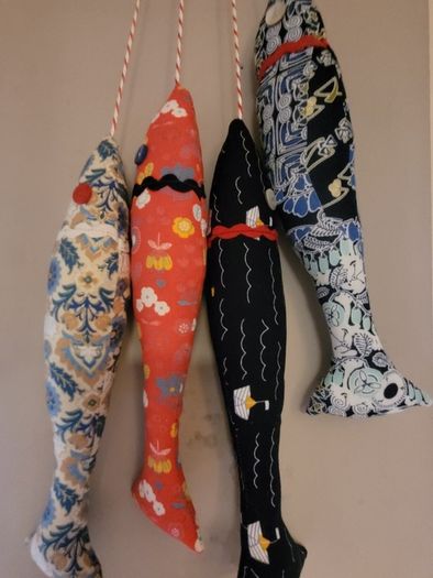Fabric Fish Hanging