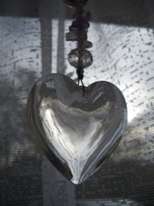 Heart Suncatcher/Amethyst/Crystals,Gift,Valentine's Day