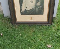 A Sacred Heart Framed Picture