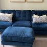 Content by Conran Navy Velvet Sofa Suite Image 8